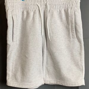 Unisex H&M Light Heather Grey Sweatshorts